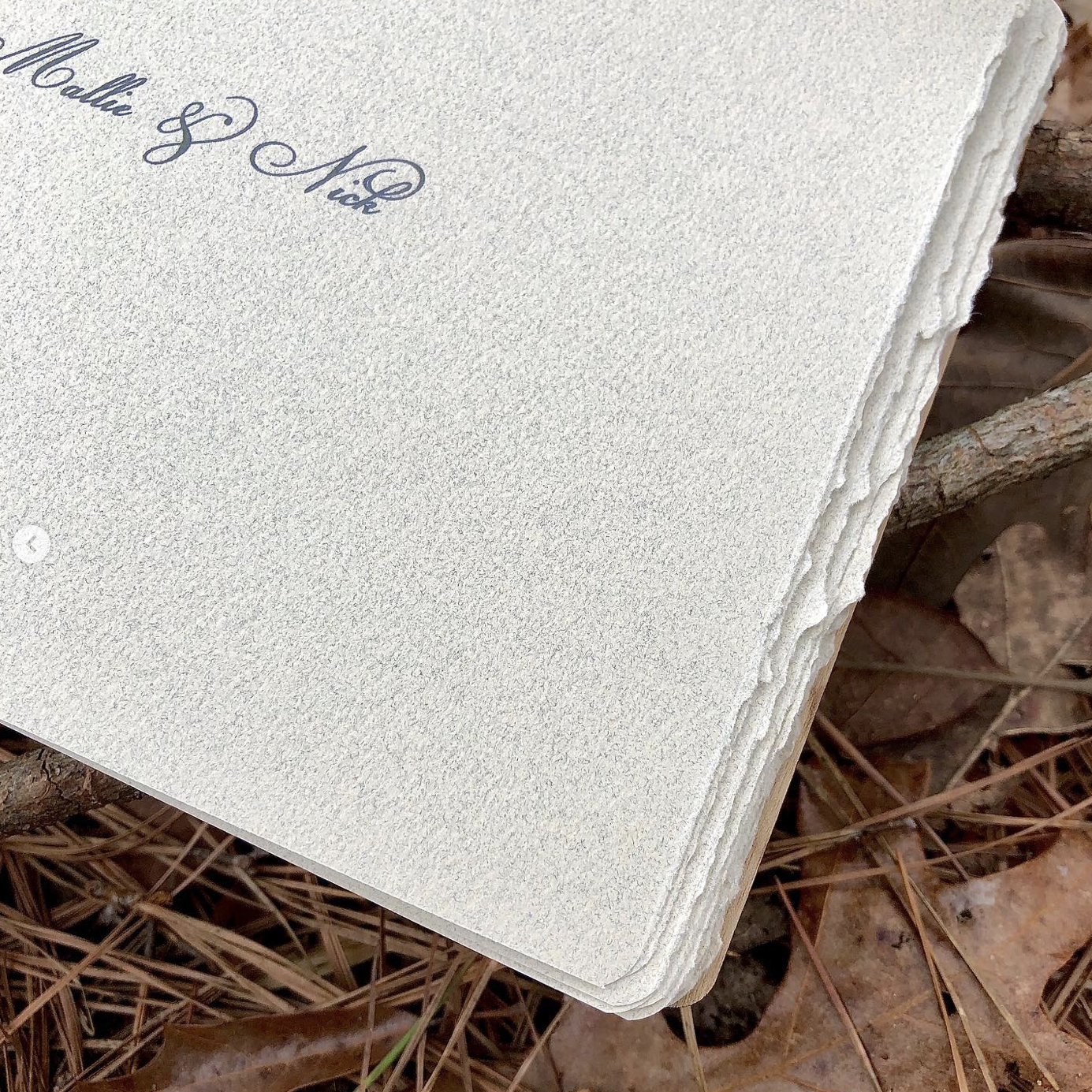 deckle edges pages of book